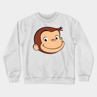 Curious George Face Crewneck Sweatshirt